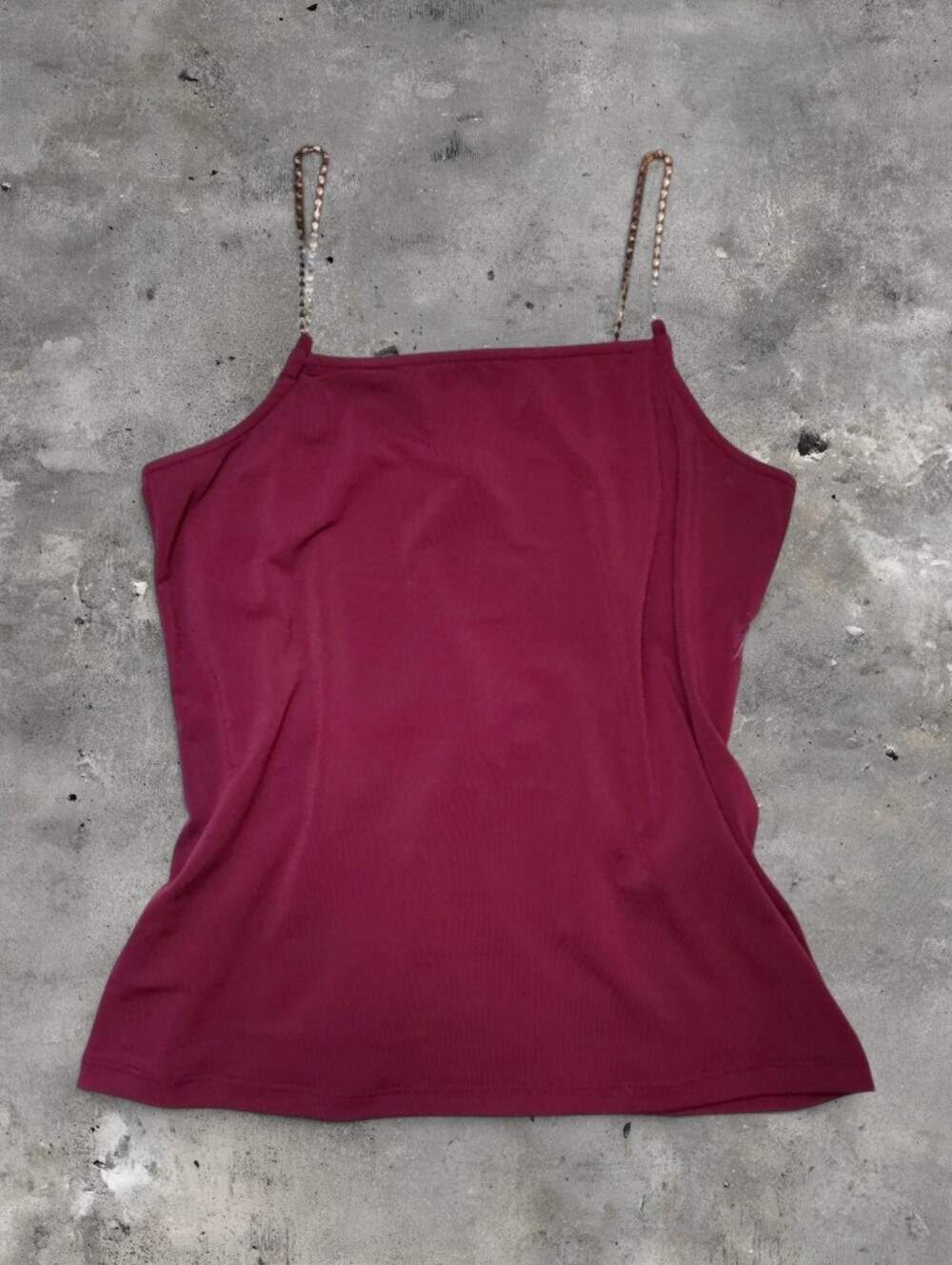 Rhinestone Strap Luxury Tank Top